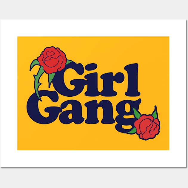 Girl gang Wall Art by bubbsnugg